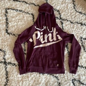VS PINK full zip hoodie